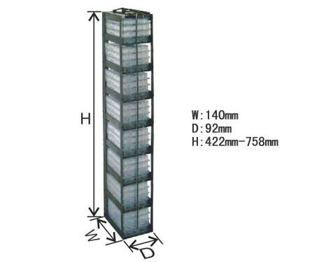 存放96孔或384孔微量滴定盤的臥式冰箱分隔架-CFMP係列