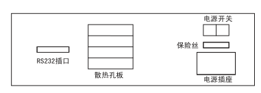 721/722可見分光光度計後視圖